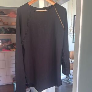 I Am Golden Black Long Sleeve Shirt - reversable